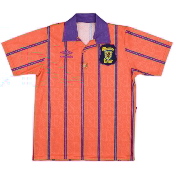 1993-95 Scotland Away Shirt - 8/10 - (S)