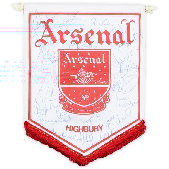 1994-95 Arsenal Squad Signed Pennant