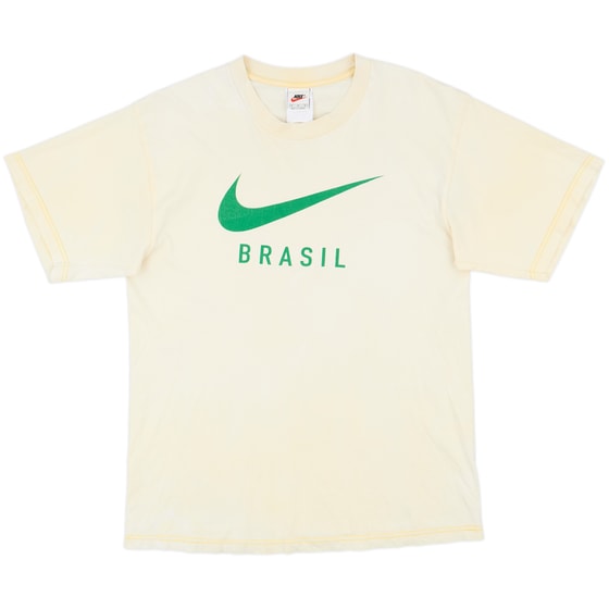1997-98 Brazil Nike Cotton Tee - 6/10 - (M)