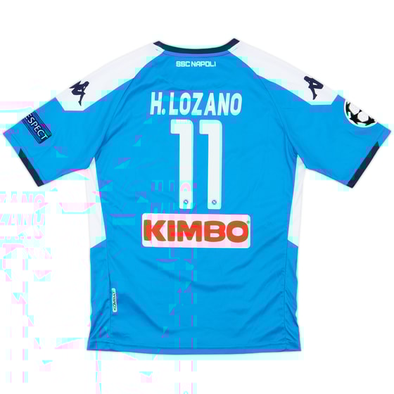 2019-20 Napoli Home Shirt H.Lozano #11 - 10/10 - (M.Boys)
