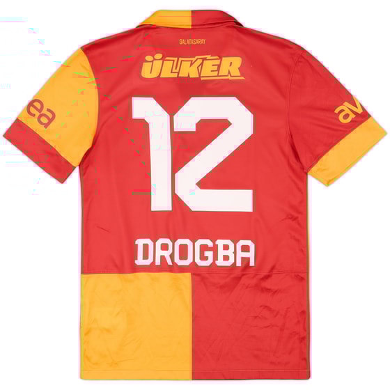 2012-13 Galatasaray Home Shirt Drogba #12 - 9/10 - (S)
