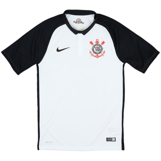 2015 Corinthians Home Shirt - 9/10 - (S)