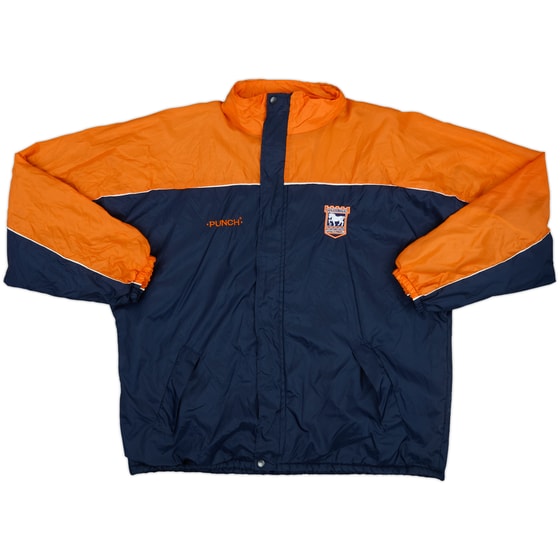 1998-00 Ipswich Punch Hooded Rain Jacket - 7/10 - (XXL)