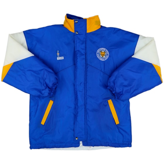 1994-95 Leicester Fox Leisure Padded Bench Coat - 8/10 - (L)