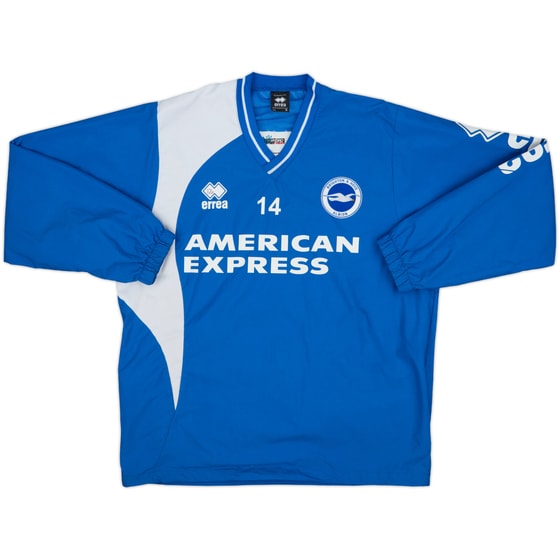 2012-13 Brighton Player Issue Errea Drill Top #14 - 8/10 - (S)