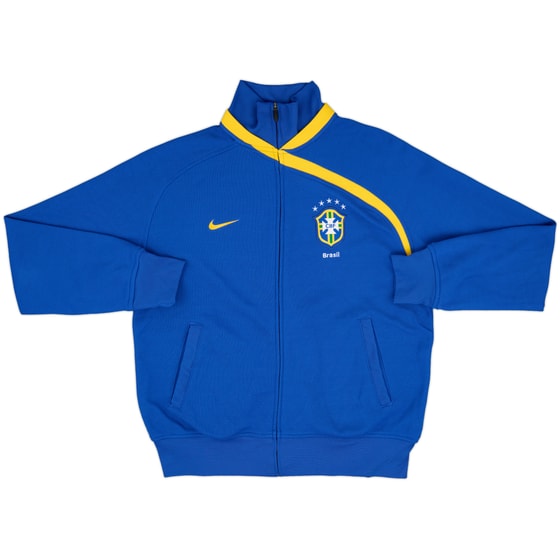 2008-09 Brazil Nike Track Jacket - 8/10 - (L)