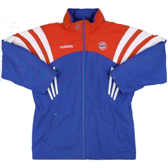 1995-96 Bayern Munich adidas Padded Bench Coat - 8/10 - (L)