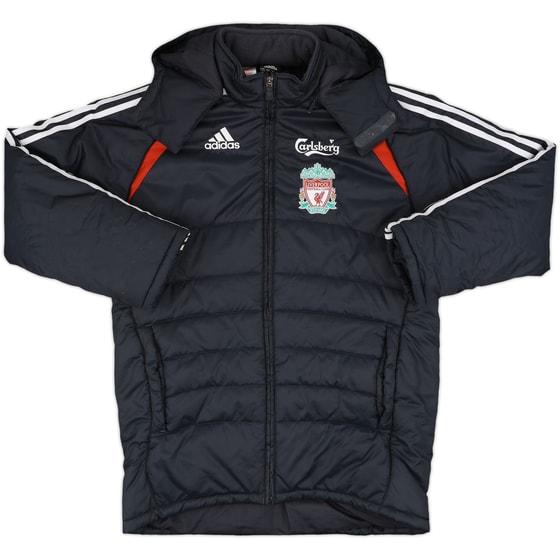2006-07 Liverpool adidas Padded Bench Coat - 8/10 - (L.Boys)
