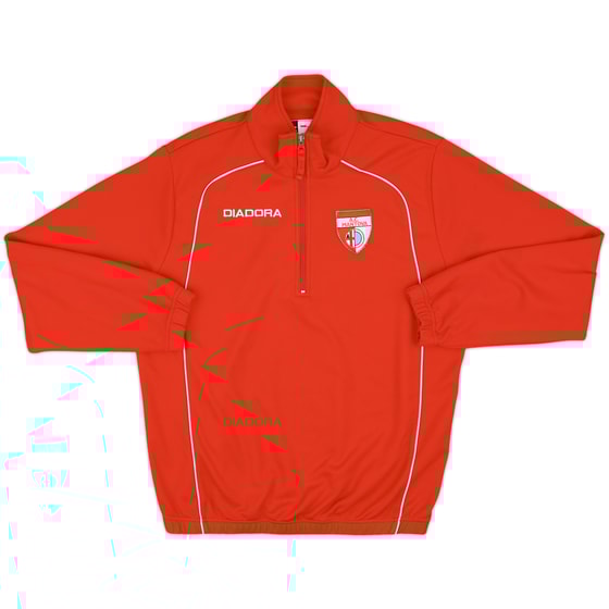 2007-09 AC Mantova Diadora 1/2 Zip Track Jacket - 7/10 - (M)