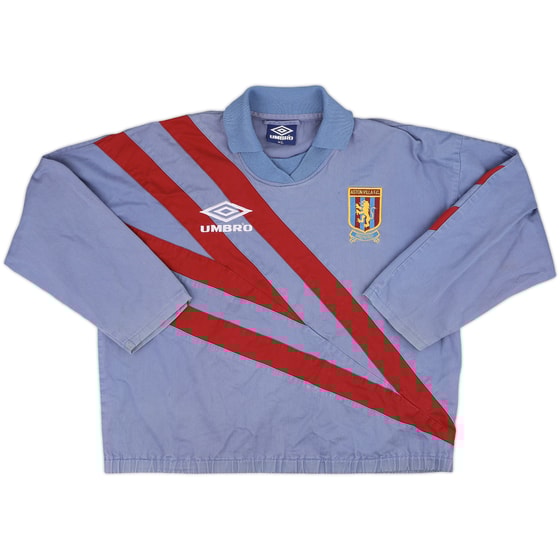 1992-93 Aston Villa Umbro Drill Top - 8/10 - (XL)