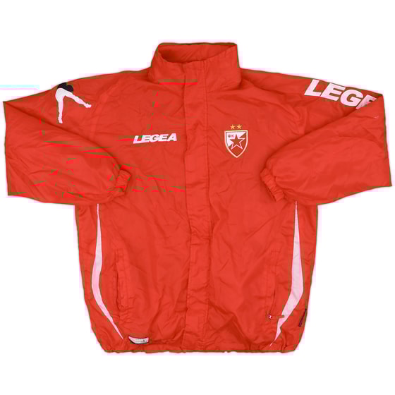 2012-13 Red Star Belgrade Legea Hooded Rain Jacket - 9/10 - (XL)