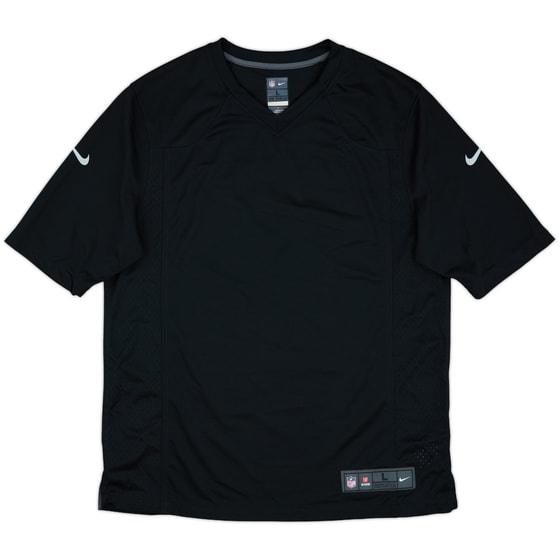 2012-19 Oakland Raiders Nike Template Home Jersey - 10/10 - (L)