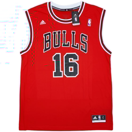 2014 Chicago Bulls Gasol #16 adidas Away Jersey (L)