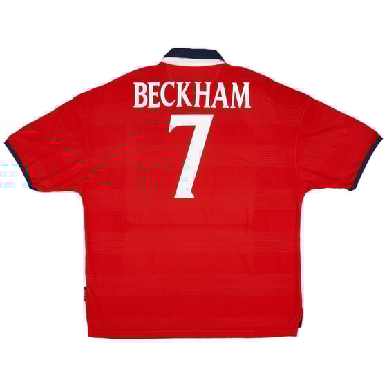 2005-07 England Home Shirt Beckham #7 - 8/10 - (3XL)