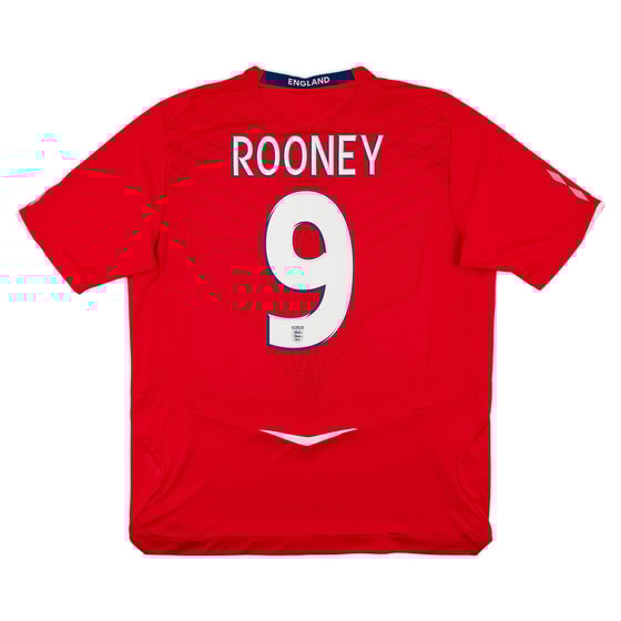 2008-10 England Away Shirt Rooney #9