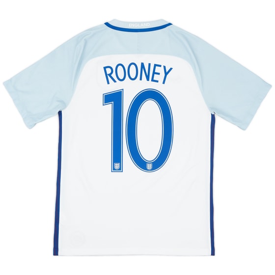 2016-17 England Home Shirt Rooney #10