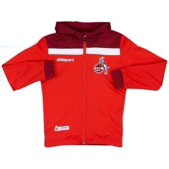 2019-20 FC Koln Uhlsport Hooded Track Jacket - 9/10 - (S.Boys)