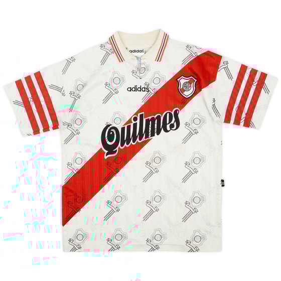 1996-98 River Plate Home Shirt - 8/10 - (XL.Boys)