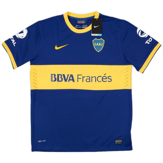 2013-14 Boca Juniors Player Issue Home Shirt (M)