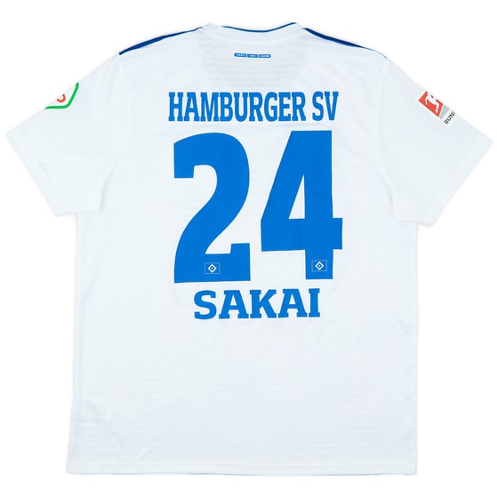 2018-19 Hamburger SV Home Shirt Sakai #24 - 9/10 - (XL)