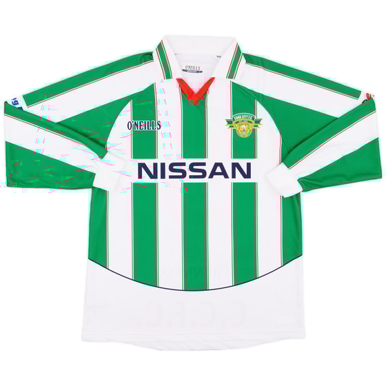 2006 Cork City Player Issue Home L/S Shirt #5