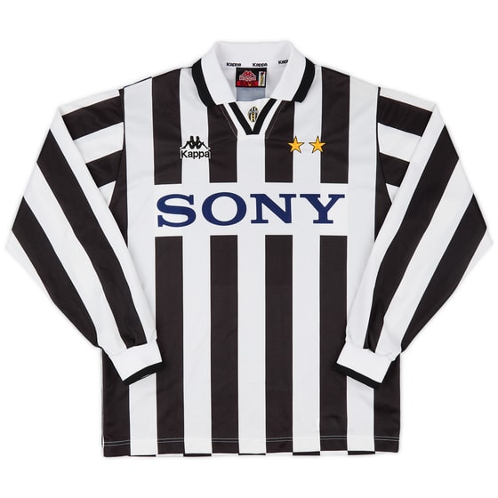 1995-97 Juventus Home L/S Shirt - 9/10 - (S)