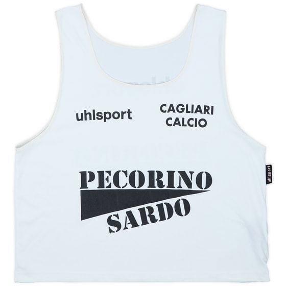 2000-01 Cagliari Uhlsport Training Vest - 7/10 - (S)