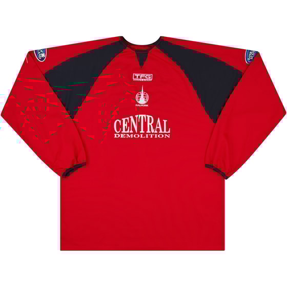 2005-06 Falkirk Match Issue GK Shirt Hill #17
