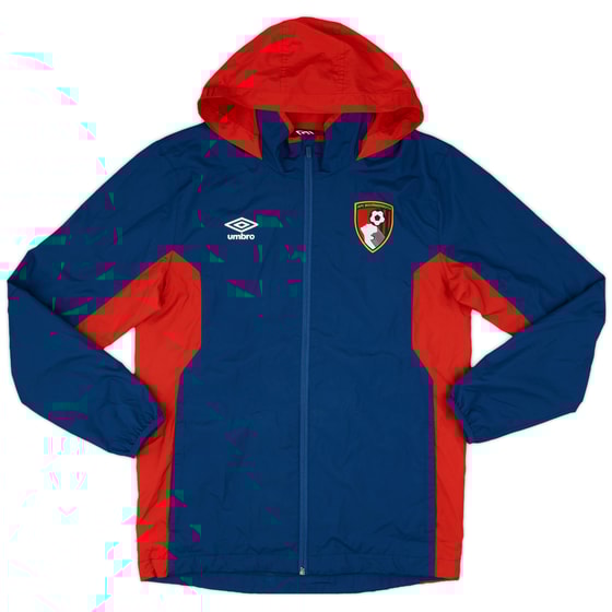 2017-18 Bournemouth Umbro Hooded Rain Jacket - 9/10 - (M)