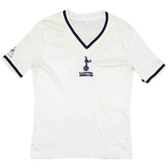 1980-82 Tottenham 'FA Cup Final' Home Shirt - 7/10 - (M)