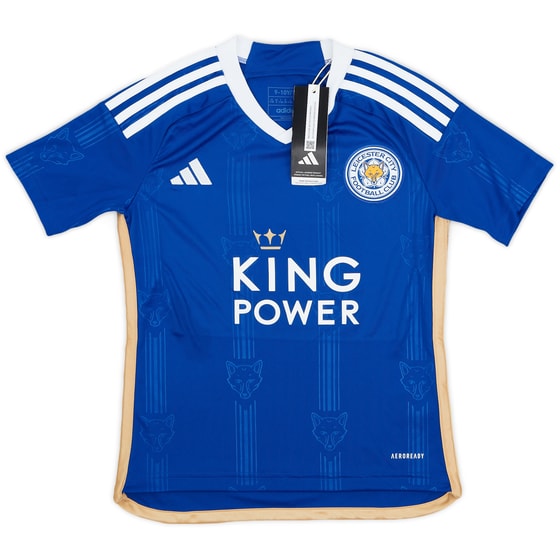 2023-24 Leicester Home Shirt (S.Boys)