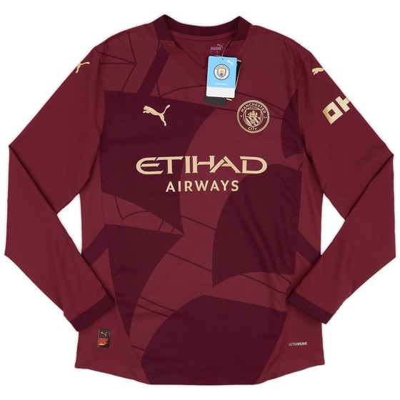 2024-25 Manchester City Authentic Third L/S Shirt
