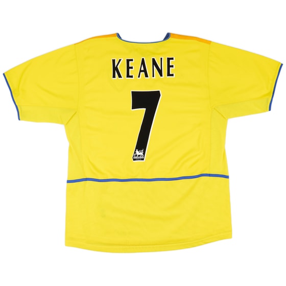 2002-03 Leeds United Away Shirt Keane #7 - 8/10 - (XL)
