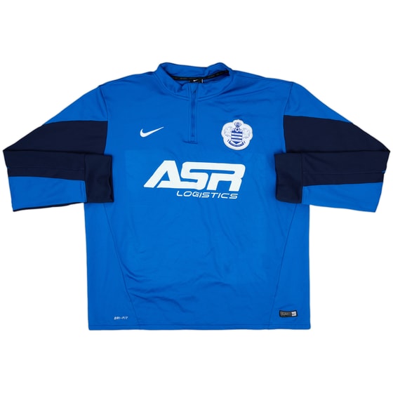 2014-15 QPR Nike 1/4 Zip Drill Top - 8/10 - (XL)