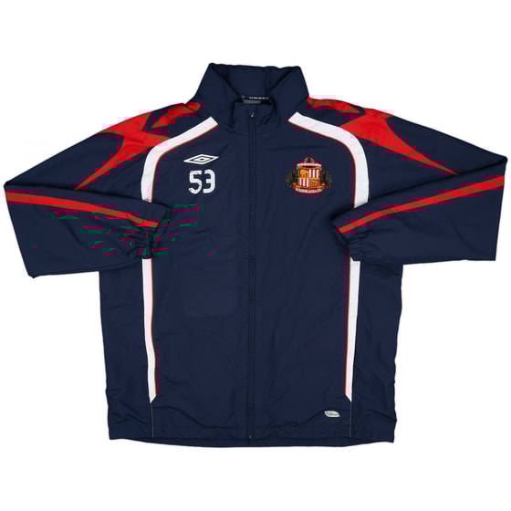 2007-09 Sunderland Umbro Player Issue Hooded Rain Jacket #53 - 8/10 - (XL)