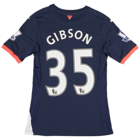 2015-16 Newcastle Player Issue Third Shirt Gibson #35 - 8/10 - (L)