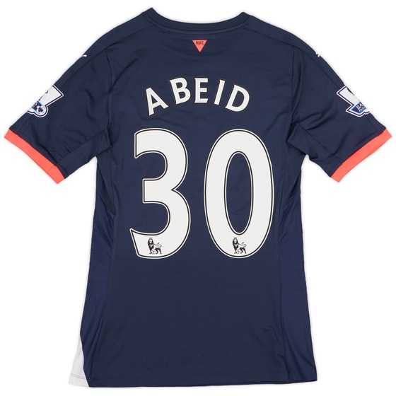 2015-16 Newcastle Player Issue Third Shirt Abeid #30 - 8/10 - (L)