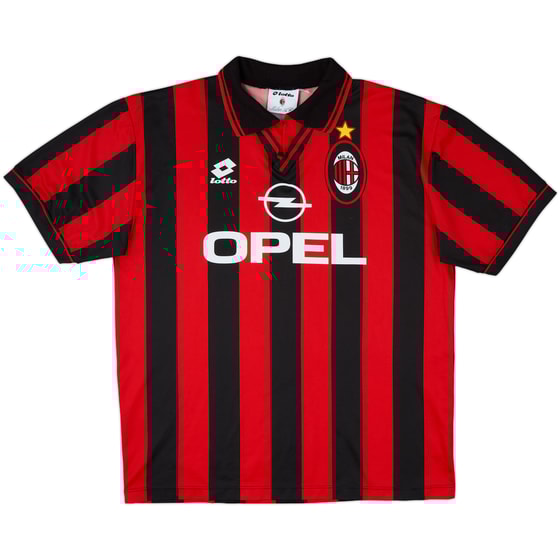 1996-97 AC Milan Basic Home Shirt - 8/10 - (XL)
