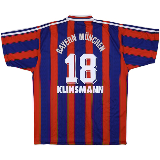 1995-97 Bayern Munich Home Shirt Klinsmann #18 - 6/10 - (L)
