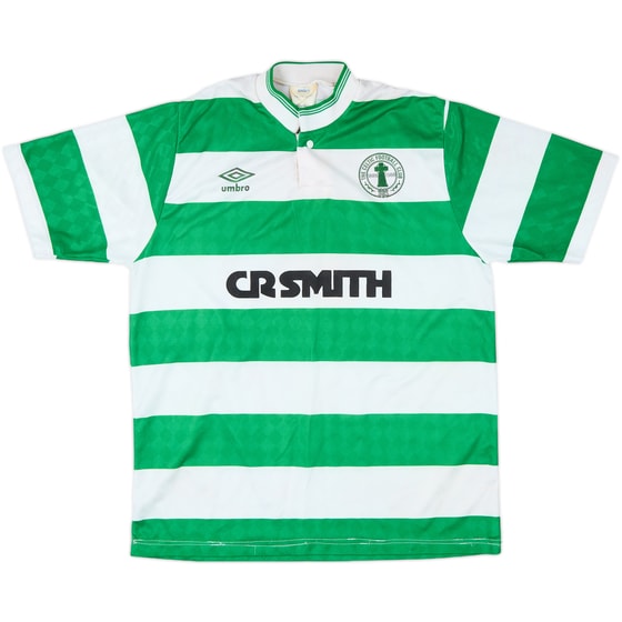 1987-89 Celtic Centenary Home Shirt - 7/10 - (S)
