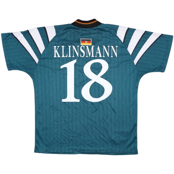 1996-98 Germany Away Shirt Klinsmann #18 - 7/10 - (XL)