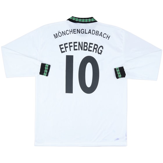 1995-96 Borussia Monchengladbach Home L/S Shirt Effenberg #10 - 7/10 - (XL)