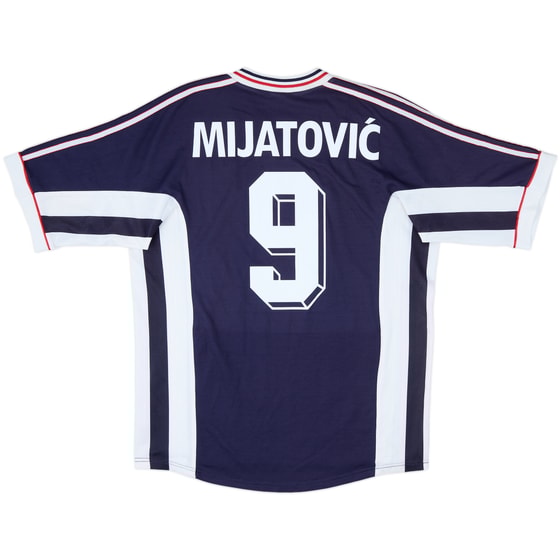 1998-99 Yugoslavia Home Shirt Mijatovic #9 - 7/10 - (M)