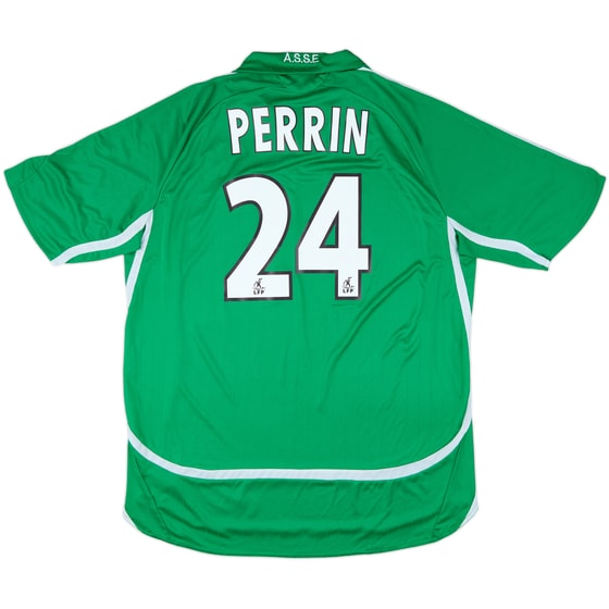 2006-07 Saint Etienne Home Shirt Perrin #24 - 6/10 - (XL)