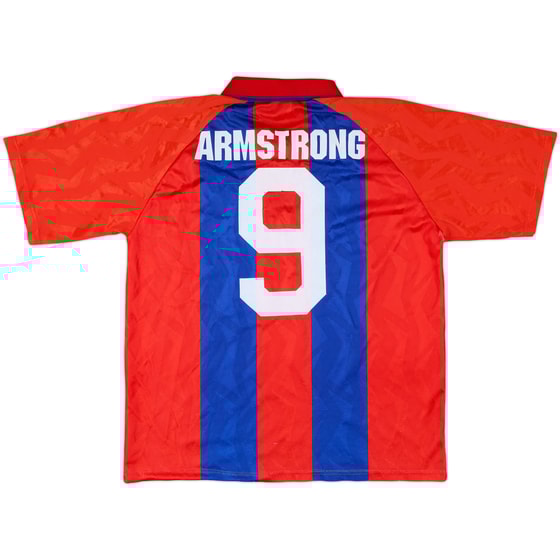 1993-94 Crystal Palace Home Shirt Armstrong #9 - 6/10 - (L)