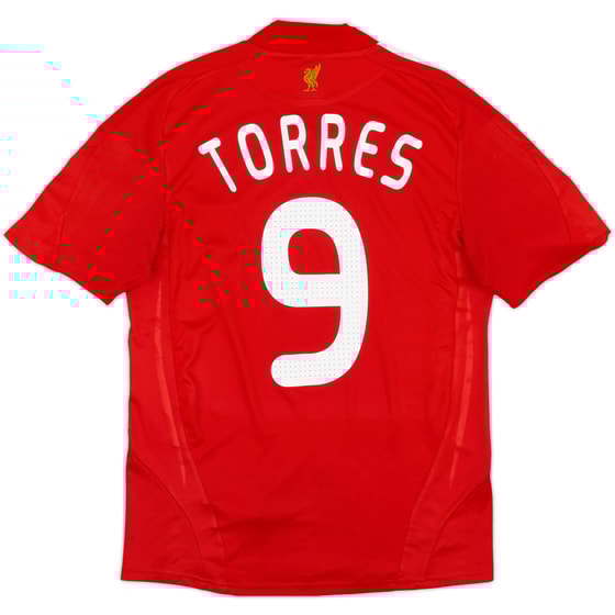 2008-10 Liverpool Home Shirt Torres #9 - 6/10 - (S)