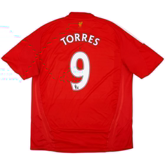 2008-10 Liverpool Home Shirt Torres #9 - 6/10 - (XL)