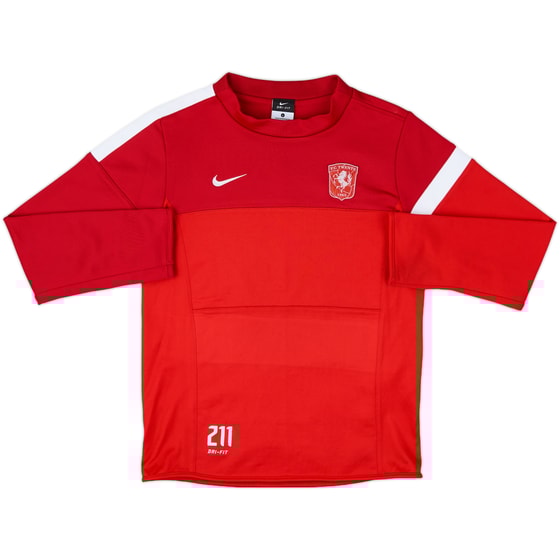 2013-14 FC Twente Player Issue Nike Sweat Top #211 - 5/10 - (L.Boys)