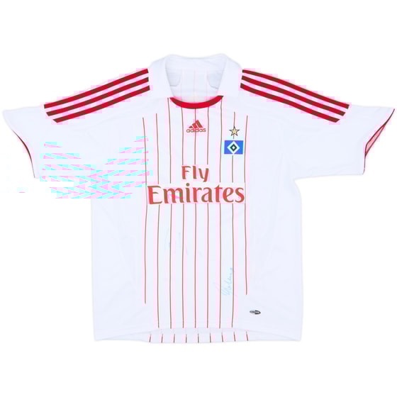 2007-08 Hamburg Signed Home Shirt - 6/10 - (M.Boys)