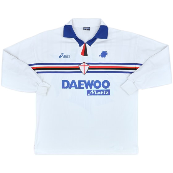 1998-99 Sampdoria Away L/S Shirt - 6/10 - (XL)